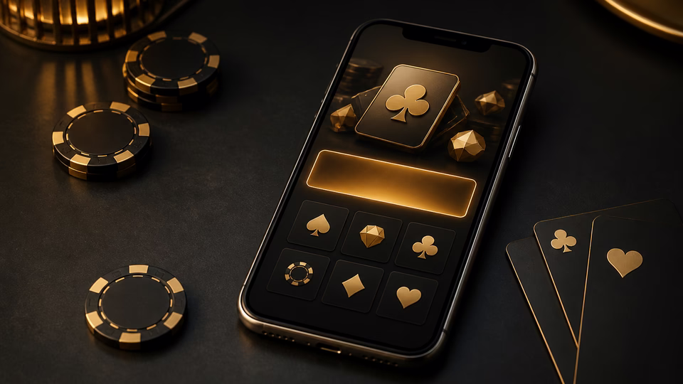 Smartphone-Szene für mobile Casino-Nutzung bei Black Label Casino
